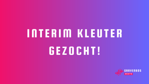 Interim kleuter gezocht!